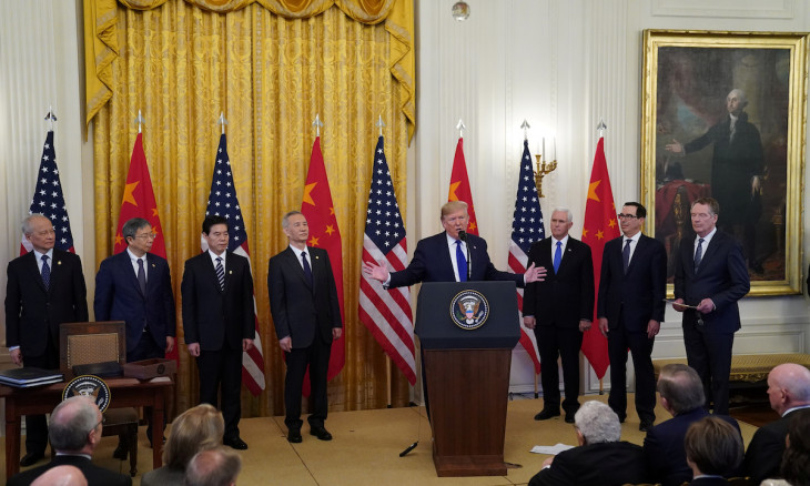 US China Sign Phase One Trade Deal