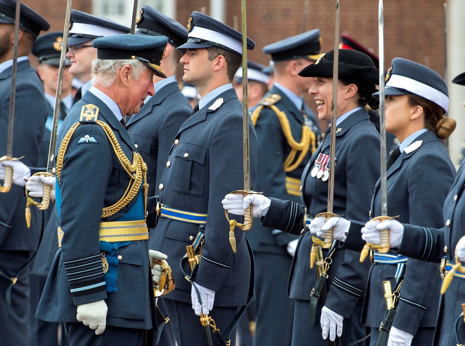 Prince Charles Plants Lime Tree At His Alma Mater; Commends Raf Graduates