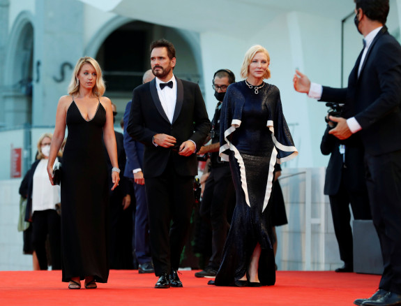 President of the jury Cate Blanchett, Ludivine Saigne and Matt Dillon arrive 
