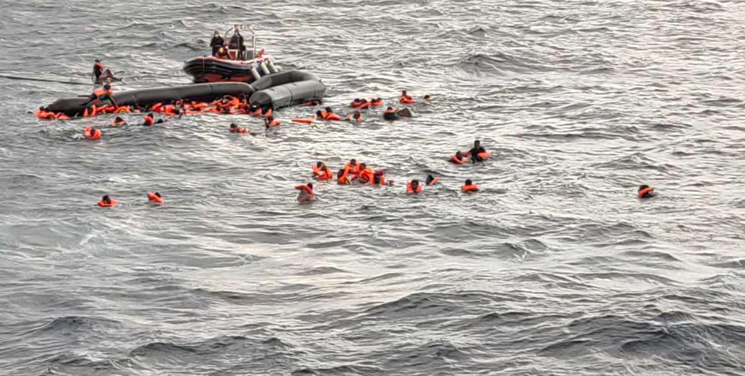 Rubber Raft Carrying 120 Immigrants Capsizes Off Libya