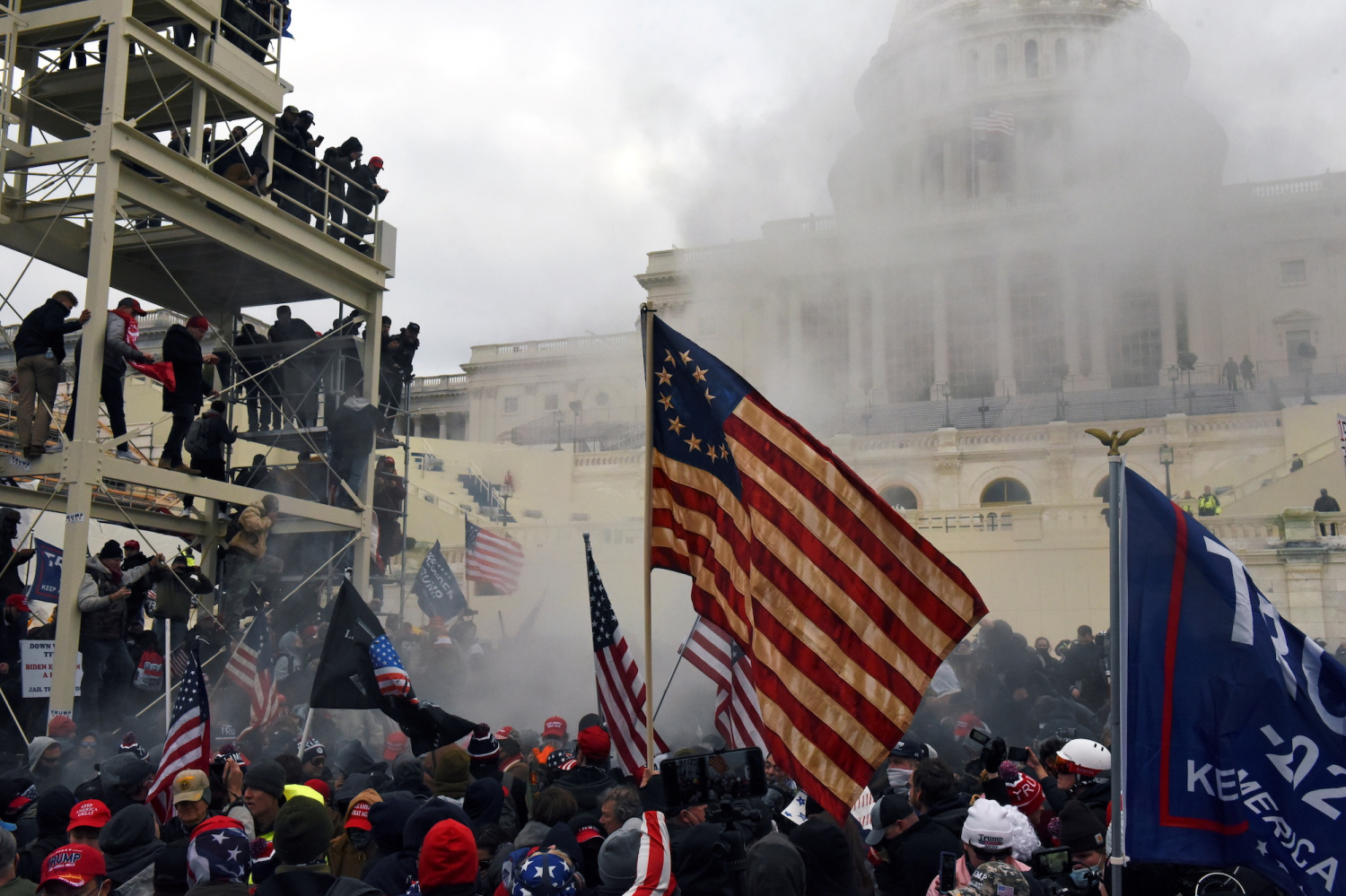 'It's Insurrection,' Biden Says, As Trump Supporters Storm U.S. Capitol