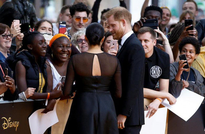 Duke And Duchess of Sussex, Harry, Meghan Greet Beyonce, Jay-Z At 'Lion King' Premiere