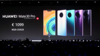 Richard Yu, CEO of Huawei's consumer business group, launches the Mate 30 smartphone range at the Convention Center in Munich, Germany September 19, 2019. REUTERS/Michael Dalder