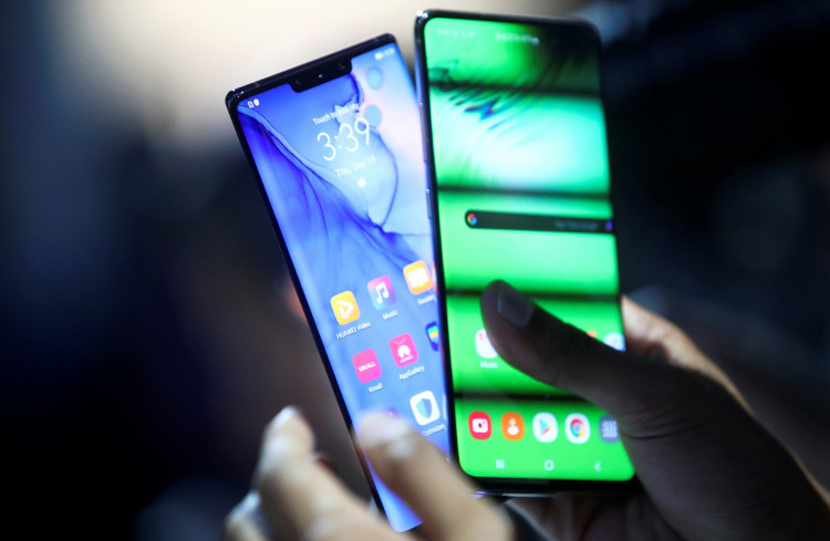 Richard Yu, CEO of Huawei's consumer business group, launches the Mate 30 smartphone range in Munich