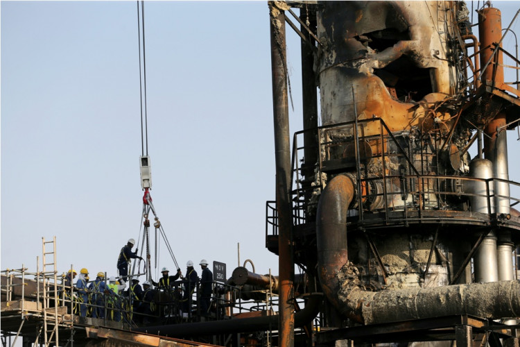 Saudi Aramco damage