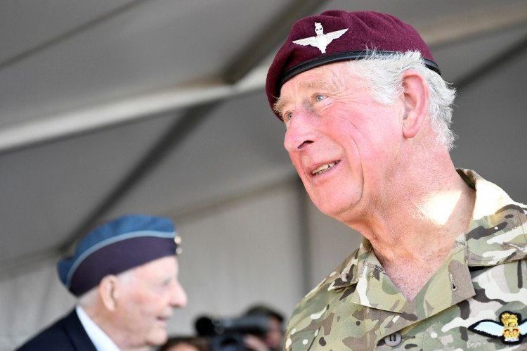 Charles, the Prince of Wales, attends commemoration for the 75th anniversary of the Battle of Arnhem, part of Operation Market Garden in World War Two, in Ede, Netherlands September 21, 2019. e Wouw