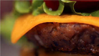 Artificial meat burger