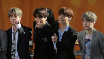 Members of K-Pop band, BTS  