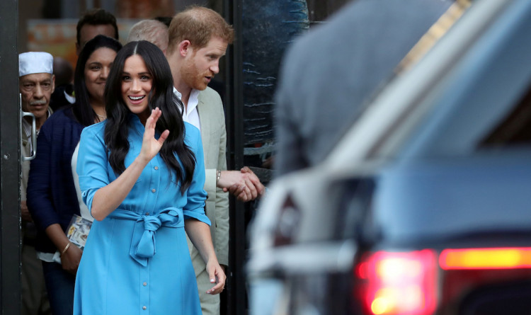 Harry and Meghan in Africa