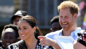 Harry and Meghan in Africa