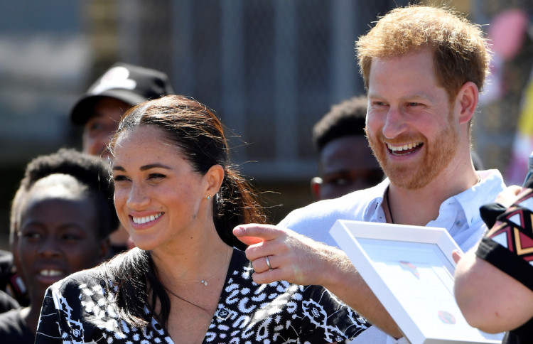 Harry and Meghan in Africa