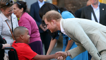 Harry and Meghan in Africa