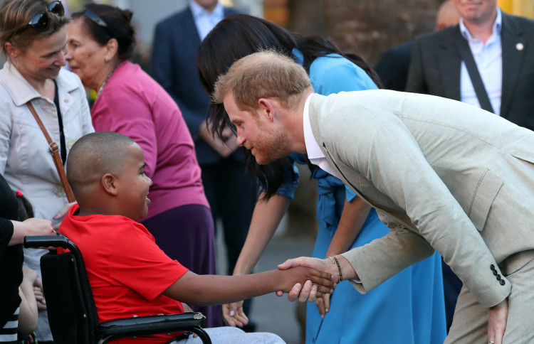Harry and Meghan in Africa