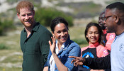 Harry and Meghan in Africa