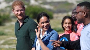 Harry and Meghan in Africa