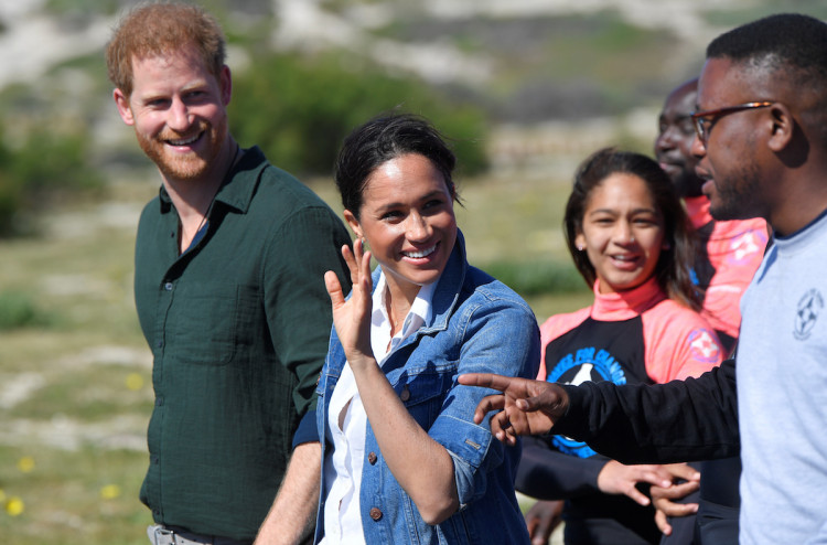Harry and Meghan in Africa
