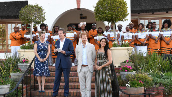 Prince Harry and Meghan visit Cape Town