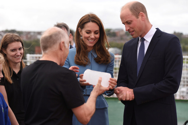 Britain's Prince William and Catherine, Duchess of Cambridge, attend ship naming ceremony in Birkenhead