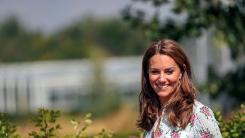 Britain's Catherine, Duchess of Cambridge visits RHS Wisley near Woking