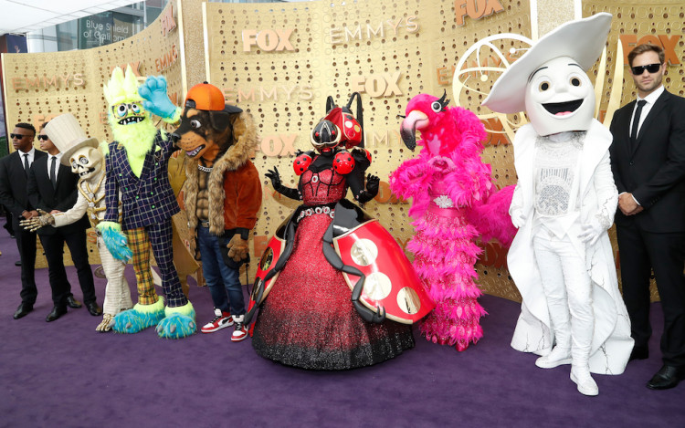 71st Primetime Emmy Awards - Arrivals – Los Angeles, California, U.S., September 22, 2019 - Characters from "The Masked Singer". REUTERS/Mario Anzuoni