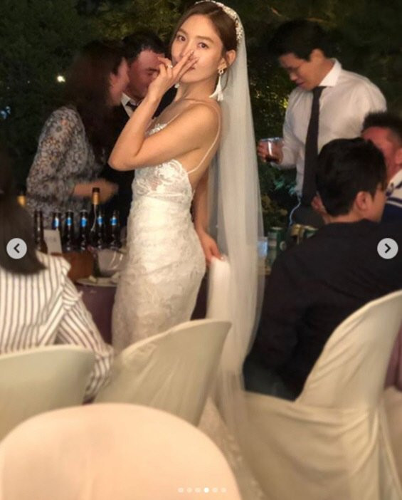 New Bride Choi Hee Seo Releases Wedding Pictures, "Flowers and Alcohol, with Lovers"