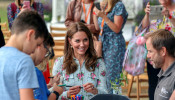 Britain's Catherine, Duchess of Cambridge visits RHS Wisley near Woking