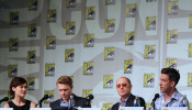 Megan Boone (Elizabeth Keen), Diego Klattenhoff (Donald Ressler), James Spader (Red), Jon Bokenkamp The Blacklist Panel at the 2013 Comic Con