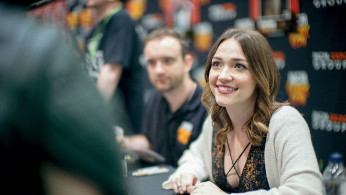 Violett Beane at London Comic Con, October 2016