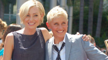 Ellen DeGeneres allegedly in love with Jennifer Aniston & Portia de Rossi is furious about it. Photo by Angela George/Wikimedia Commons