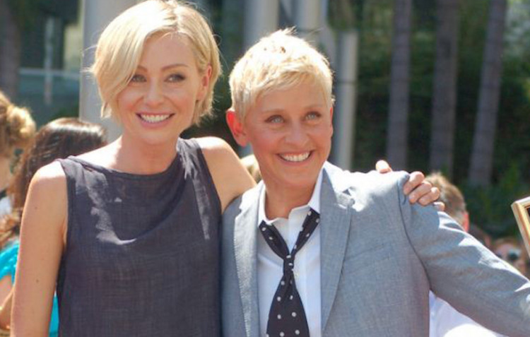 Ellen DeGeneres allegedly in love with Jennifer Aniston & Portia de Rossi is furious about it. Photo by Angela George/Wikimedia Commons
