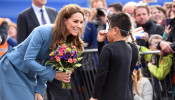Britain's Prince William and Catherine, Duchess of Cambridge, attend ship naming ceremony in Birkenhead