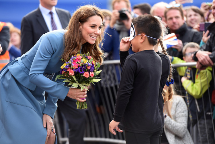 Britain's Prince William and Catherine, Duchess of Cambridge, attend ship naming ceremony in Birkenhead