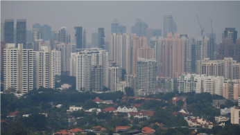 Singapore business district