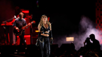 Miley Cyrus performs during the iHeartRadio Music Festival at T-Mobile Arena in Las Vegas, Nevada, U.S. September 21, 2019. 