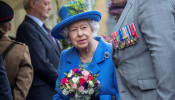 Britain's Queen Elizabeth visits Haig Housing Trust in London