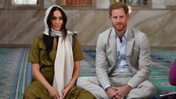 The Duke and Duchess of Sussex, Prince Harry and his wife Meghan, visit Auwal Mosque, the first and oldest mosque in South Africa, in the Bo Kaap district of Cape Town, South Africa, September 24, 2019. 