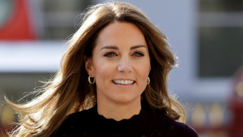 Britain's Catherine, Duchess of Cambridge, arrives at the Natural History Museum where she will visit the Angela Marmont Centre for UK Biodiversity in London, Britain October 9, 2019. Kirsty Wigglesworth/Pool via REUTERS