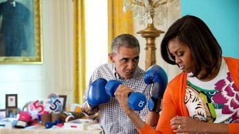 Barack Obama and Michelle Obama