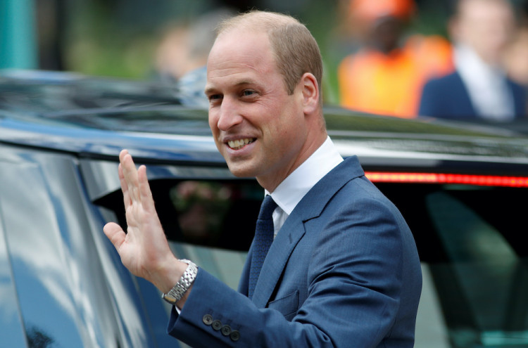 Britain's Prince William with Catherine, Duchess of Cambridge visit the Aga Khan centre in London