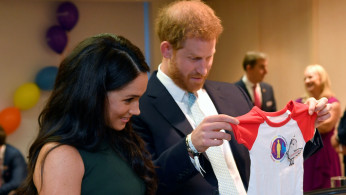 Britain's Prince Harry and Meghan, Duchess of Sussex, attend the WellChild Awards Ceremony in London