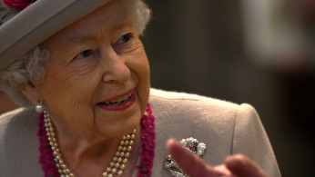 Britain's Queen Elizabeth attends service to mark 750th anniversary of Westminster Abbey in London