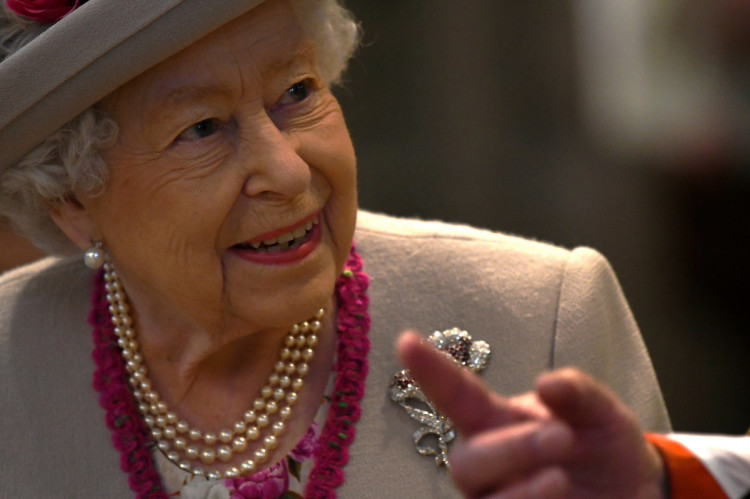 Britain's Queen Elizabeth attends service to mark 750th anniversary of Westminster Abbey in London
