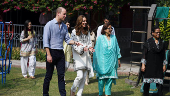 Britain's Prince William and Catherine, Duchess of Cambridge, visit Pakistan