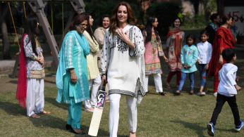 Britain's Prince William and Catherine, Duchess of Cambridge, visit Pakistan