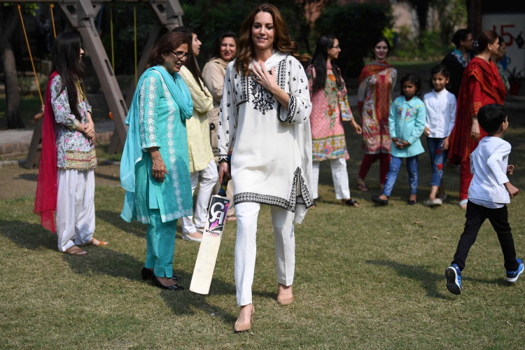 Britain's Prince William and Catherine, Duchess of Cambridge, visit Pakistan