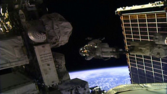 U.S. astronauts Koch and Meir attempt the first all-female spacewalk outside the ISS