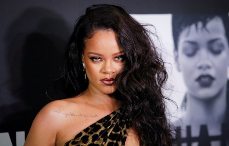 Rihanna arrives at the launch event for her autobiography "Rihanna" at The Solomon R. Guggenheim Museum in New York City, U.S.,October 11, 2019. REUTERS/Andrew Kelly