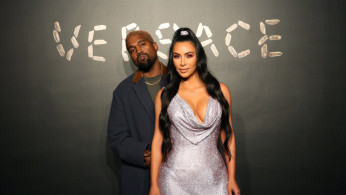 Kanye West and Kim Kardashian