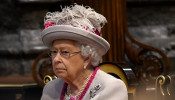 Britain's Queen Elizabeth attends service to mark 750th anniversary of Westminster Abbey in London