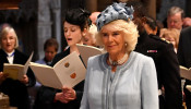 Britain's Camilla, Duchess of Cornwall, attends a service to mark 750th anniversary of Westminster Abbey in London, Britain October 15, 2019. Paul Ellis/Pool via REUTERS